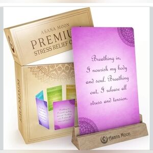 Asana Moon Premium Stress Relief Cards